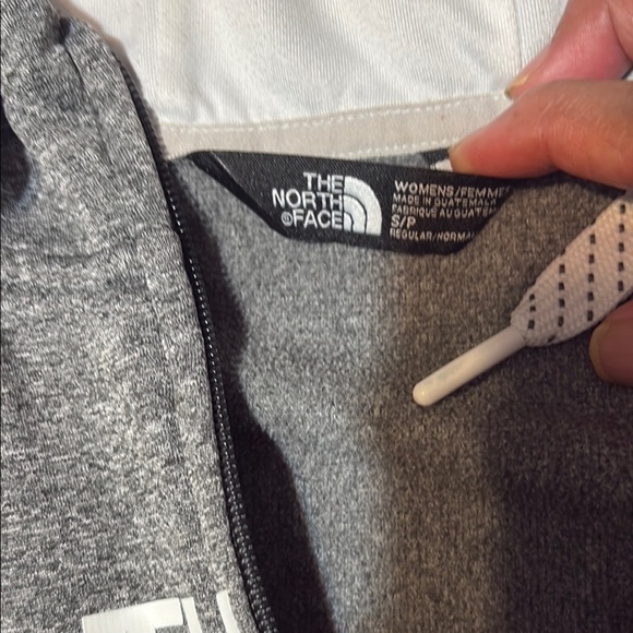 The North Face Heather Gray Zip-Up Hoodie - Picture 2 of 11